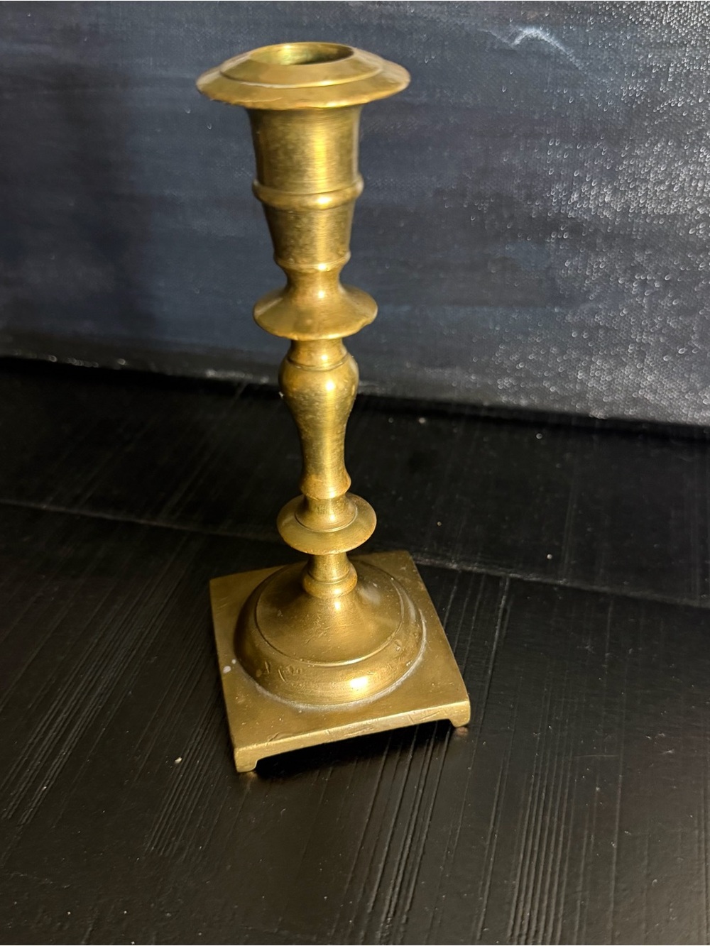 Vintage brass Classic tall Candlestick Holder